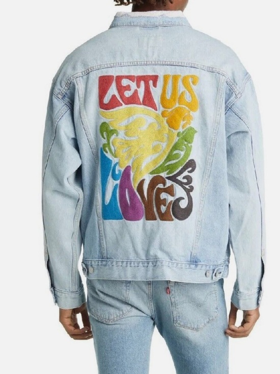 Levi's Jackets & Blazers - Levi's® Let Us Love Trucker Jacket- Size Small